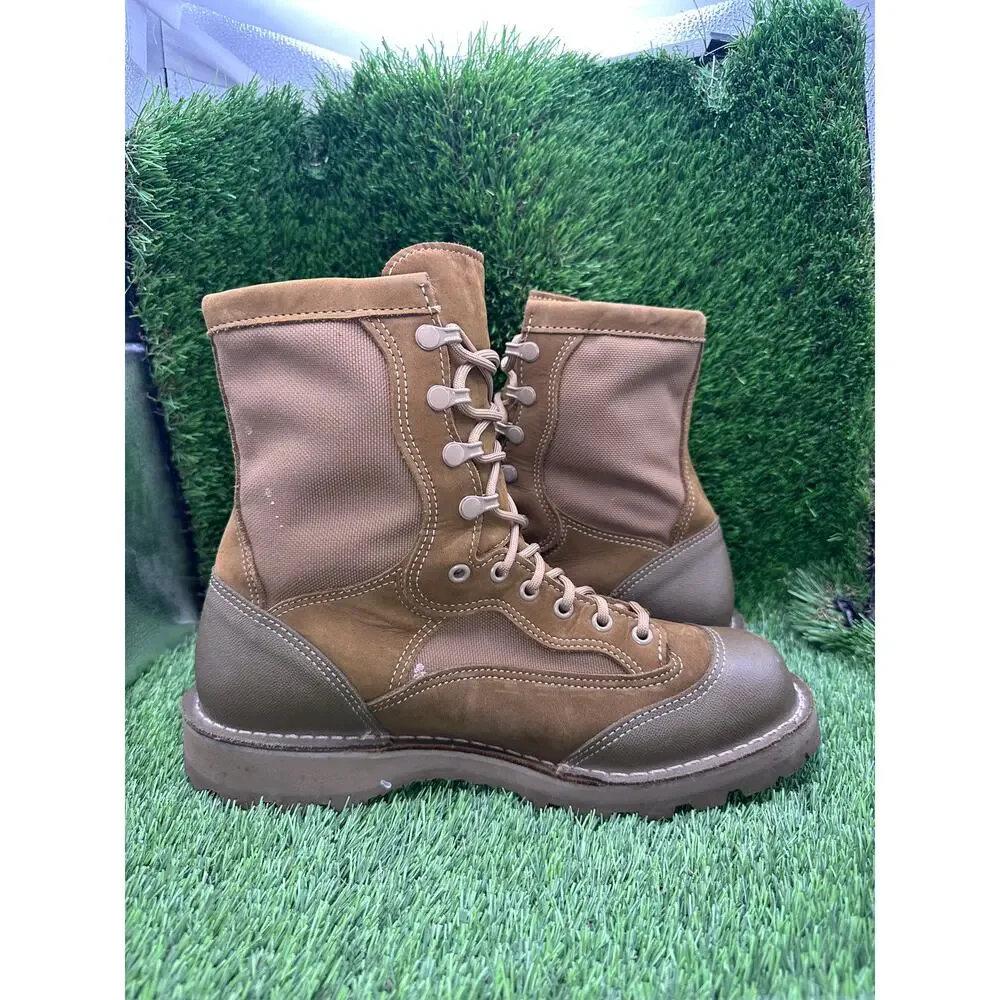Vintage Danner 15660X Combat Boot Men's 9.5 Brown Leather US Marine Corps USA